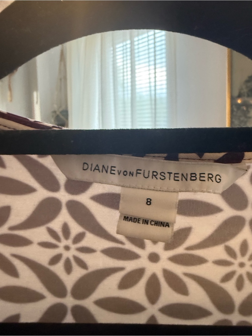 Vintage Diane Von Furstenburg Sleeveless Geometric Wrap Dress - Picture 6 of 6